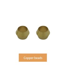 벤츄리-셀프 프라이밍 버너 가마 셔틀 천연 스프레이 건 액세서리 헤드 구리 비드 캡, 01 Copper beads