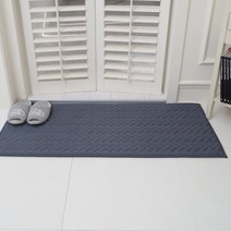 [바보사랑] 헤링본 주방매트- 150X60cm, 색상:02.차콜