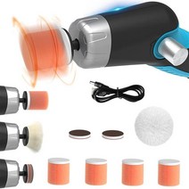 자동차 무선 광택기 차량용 듀얼 폴리셔 패드 버퍼 폴리 셔 휴대용 경량 무선 자동차 왁싱 전기 충전 아름, 한개옵션0