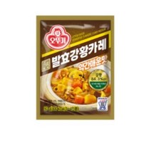 오뚜기 백세 발효강황카레 약간매운맛 80g, 4개