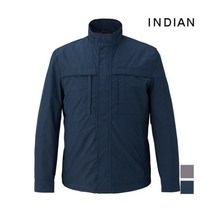 인디안 INDIAN 가슴수납 지퍼 포인트 등퀼팅 점퍼__MIUCLWF8361