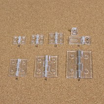 투명아크릴경첩7종/투명pc경첩/구멍있는경첩/피규어경첩, 라형_40mm 경첩