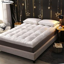 두꺼운토퍼 슈퍼싱글 매트리스 사용자 정의 크기 접이식 토퍼 다다미 바닥 두꺼운 쿠션 스프링이있는 슬리핑 패드, [01] 90x190cm(35x75inch), [04] WHITE