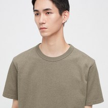 일본 유니클로 기본 남녀공용 크루넥 면반팔티셔츠