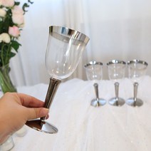 파티 용품 모음, 테이블용품, 컵_실버라인 4P