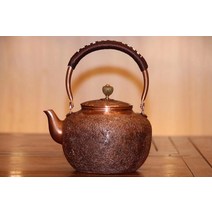 Dian Gong Tang Kung Fu Tea 세트 수제 구리 냄비 수제 구리 냄비 순수 구리 수제 주전자 특수 가격 물 끓는 주전자, 암곡 구리 냄비, 1.2-1.6L, 1개