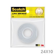 [RAΞ] 3M 스카치 양면 테이프 138 24mmx10m 강력한 접착 다용도 도접착 테잎 ▷_8θ270eA, θ본상품w