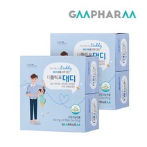 지엠팜 더폴릭포대디 예비아빠를 위한 엽산, 50g, 더폴릭포대디 더블세트 (200일분/200캡슐)