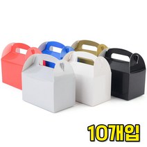 돌잔치 답례품 포장용 접이식 컬러 선물박스 10개 종이케이스, 레드