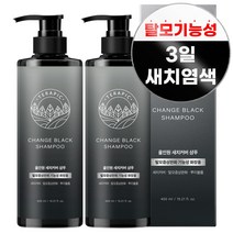 테라픽 체인지 블랙 샴푸 450ml, 2개