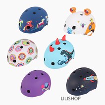 마이크로킥보드 악세사리 헬멧 디럭스 V3 3D 몬스터 공룡, M 하이 헬멧 리틀 몬스터 M