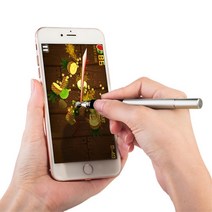 초 미세팁 듀얼터치 드로잉 터치펜 스타일러스펜, 골드