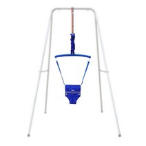 트램펄린 트램폴린 아기 스탠딩 도어 점퍼 안장 좌석이 있는 야외 스윙 어린이 해먹 바운싱 의자 브래킷은 포함되지 않음, [01] Blue