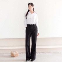 스판 정장 세트 셋업 수트 투피스 여자 빅사이즈 데일리 세미 [델리아]
