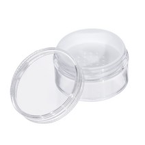 [용기] 투명 파우더 용기 20g 50g, 투명 파우더 용기 50g (퍼프없음), 1개