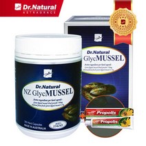 닥터내츄럴 뉴질랜드초록홍합파우더 750mg 360캡슐 NZ Glyc Mussel, 1개
