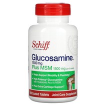 쉬프 글루코사민 플러스 MSM 500 mg 150 코팅 정제