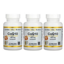 캘리포니아 골드 뉴트리션 CGN CoQ10 코큐텐 100MG 베지캡슐 120정 3통, 3개