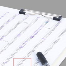 접이식 부동산 l자 파일 화일 아코디언 엘 투명 클리어 서류 보관 정리, 색상, 블랙(품)(절)