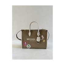 마이클 코어스 미렐라 미디엄 EW 토트 더스트백 라이트 크림 사첼 크로스백