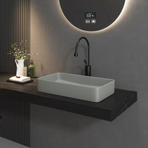 북유럽 세라믹 탑볼 세면대 반다리 세면볼 건식 미니 카운터 매립, 단일사이즈, JZ500 그린