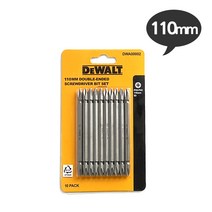 디월트 십자 양날 드라이버 비트 110mm DWA0002 10pcs