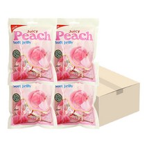 인기절정 쥬시 피치 복숭아 소프트젤리 100g 9개