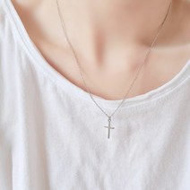 All써지컬 심플 데일리 베이직 십자가 목걸이