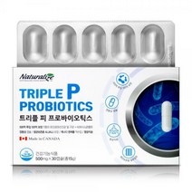 트리플 피 프로바이오틱스 500mg x 30캡슐 캐나다 직수입 캡슐형 생유산균 프롤린 함유