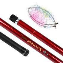 싸파 기옥 540 뜰채 + 프레임 + 뜰채망 세트, 레드