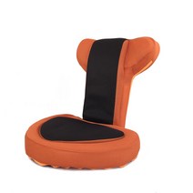 1인 좌식쇼파 게임용 안락쇼파 좌식의자 게임의자 1인용 쇼파 룸쇼파 이지체어 싱글의자, 주황색