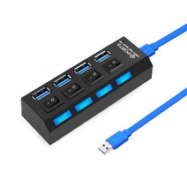 DFMEI USB3.0HUB 4 포트 분리기 3.0 허브 3.0 스위치 허브 컴퓨터 스플리터 속도 버전, 하얀색