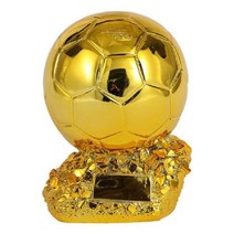 골드 축구 트로피 조각 게임 기념품 챔피언십 수지 장식 방 경기 경품 공예품260365, Soccer, 25cm