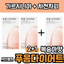 닥터블릿 푸응 다이어트 복숭아맛 6g, 3박스