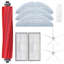 SNOWINSPRING 먼지 폼 헤파 필터 메인 롤러 사이드 브러시 키트 샤크 IQ R101Ae RV1001Ae R101 RV1001 로봇 진공 청소기 부품, 500179643