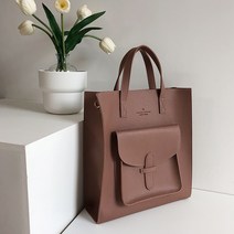 담찌마켓 스퀘어 베이직 서류 슬랙스 하객룩 직장인룩 정장가방 전공책 대학생 토트 크로스백 mto38