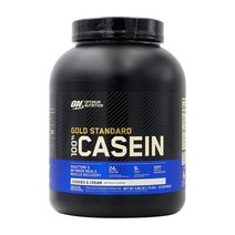 Optimum Nutrition 옵티멈 뉴트리션 골드 스탠다드 100 % 카제인 프로틴 단백질 드링크 쿠키 앤 크림 53 서빙 1.75 kg, 1개, 53서빙