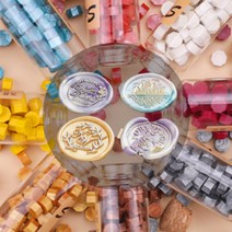 반디 실링왁스 팔각 씰링 스탬프 보틀 10color 손편지 청첩장 돌잔치 해리포터 도장찍기, 벚꽃레드