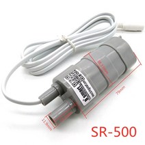 소형 미니 양수기 펌프 하이 리프트 5m 12v 24v 고압 dc 잠수정 600lh 1000lh 마이크로 모터 스트레이트 슬롯 절단 라인석, sr-500