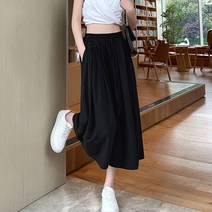 나이스플 여성 치마 바지 와이드 팬츠