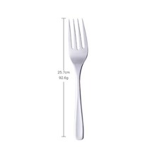 샐러드 스푼 서빙 포크 스푼 파스타 뷔페 플레이팅 304 스텐 대형 커틀러리, 01. 대형포크 -내츄럴컬러
