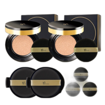 이자녹스 듀얼커버쿠션 가성비패키지(본품2+리필2)+퍼프3장증정, 23호