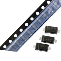 전자부품 SOD-100 SMD 제너 다이오드 BZT52C4V7/5V1/123/5.6/6.2/6.8/7.5/12V BZT52C5V1 8.2피스, 22 BZT52C15V  WJ