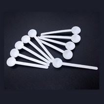 실험용 미니 플라스틱 계량 가루 시약 수저 2g 10개 과학숙제