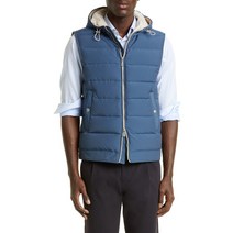 ELEVENTY Loro Piana Rain System® 퀼팅 후드 조끼