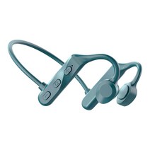 WJSHOP T2 귀걸이형 골전도 방수 블루투스 무선이어폰(블랙/핑크/그린), 그린