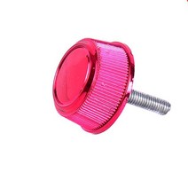 2pcs 낚시 릴 핸들 그립 나사 너트 골든슬리버 컬러 로커 암 나사 캡 스피닝 릴 너트 낚시 도구, 빨간색