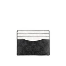 [코치] 23SS (4975 CHARCOAL KHAKI CHALK) 남성 시그니처 카드지갑