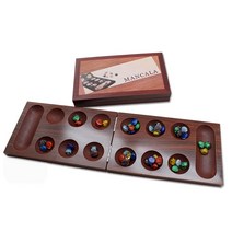 플레이더게임 만칼라 원목게임 MANCALA 구슬여분증정 칼라하 오와레 OWARE, D