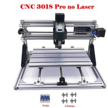 cnc 조각기 레이저 소형 미니 CNC-3018 플러스 500W 스핀들 40W 레이저 헤드 키트 프로 조각기 15W 파워 P, 01 3018pro no laser